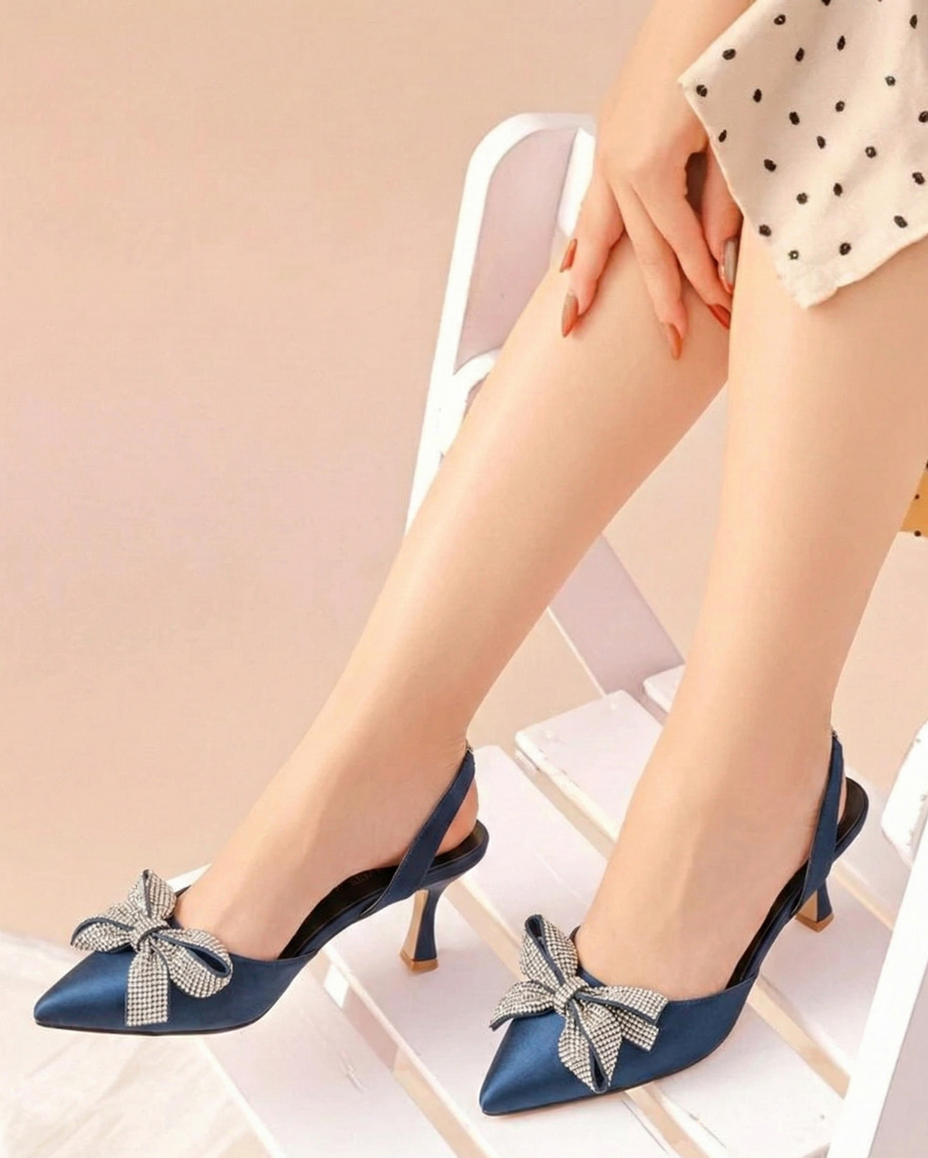 Jc Bow Kitten Heel