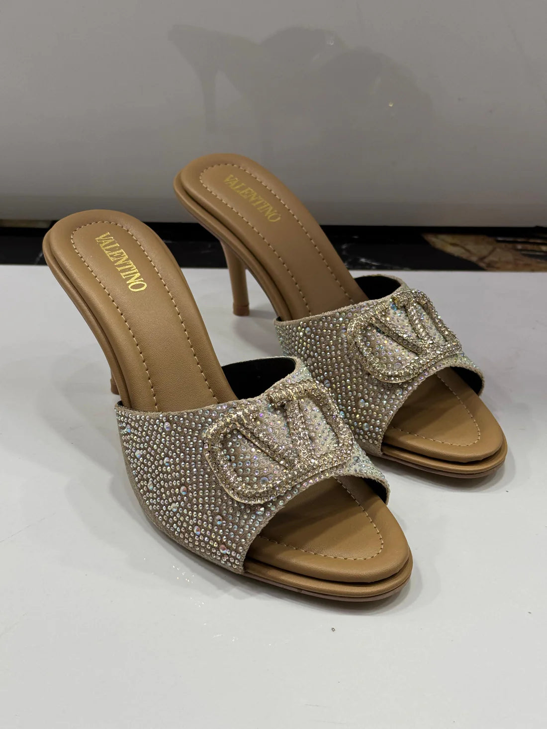 Rhinestone Heel