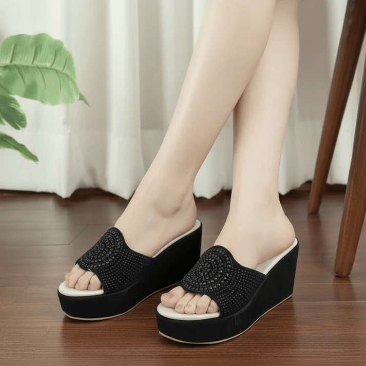 Stella Rhinestone Wedge